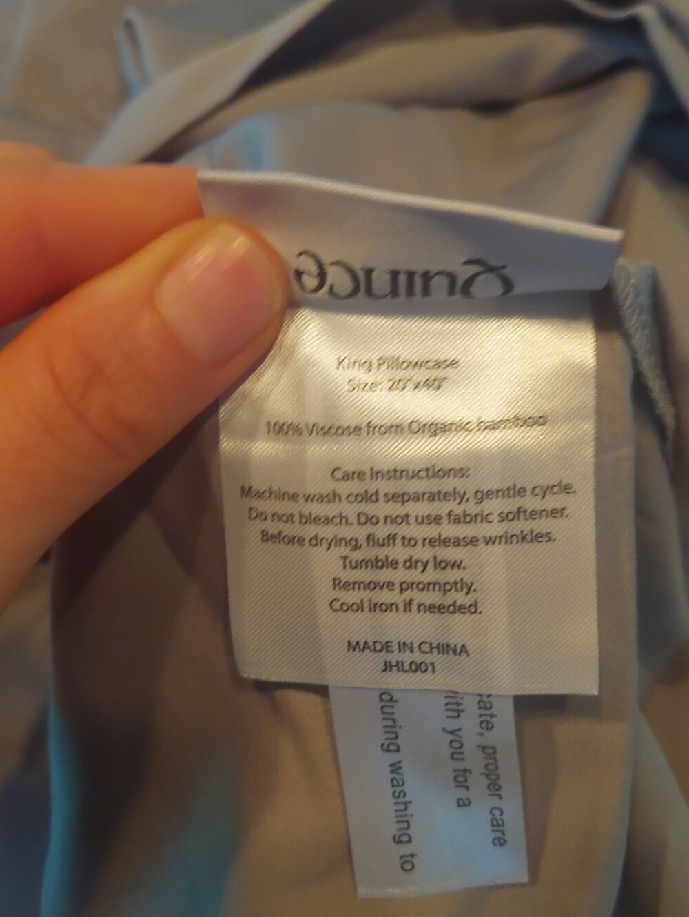 NWOT! Quince Organic Bamboo King Pillowcases! Set Of 4 (Y8) - Picture 9 of 10